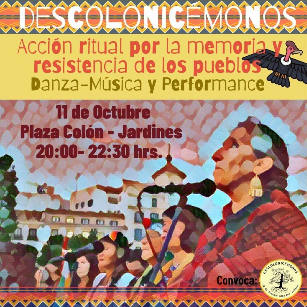 #RegularizacionYa
#DescolonizacionYa
#Descolonizemonos
#FuegoAlOrdenColonial
#12OctubreNadaQueCelebrar