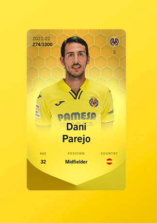 RunlikeVause's tweet image. Remporte Dani Parejo sur Sorare ! 

Pour participer : 

1⃣ RT ce tweet
2⃣ Follow @RunlikeVause

Tirage au sort dans 48h

Bonne chance à tous &amp;amp; toutes 🍀