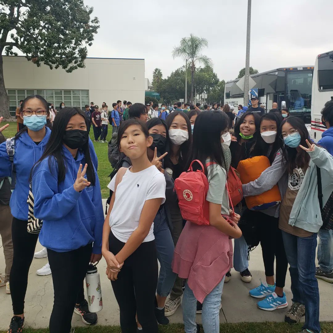 MsMimura's tweet photo. πππ7th grade is off to #faoss #outdoorscienceschool this week! @ArcadiaUnified @FirstAveMS @FirstAvePTSA #unplug https://t.co/GzA8ruIoUC