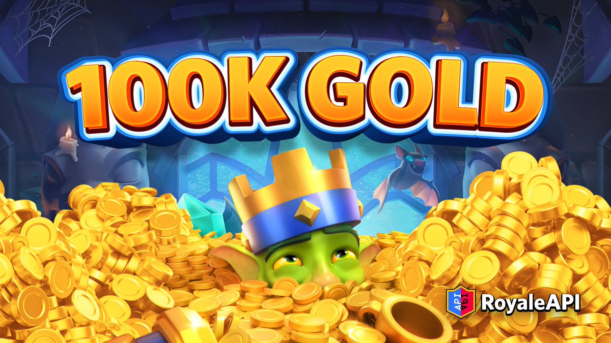 RoyaleAPI's tweet photo. We have 100,000 Gold for Clash Royale to give away! 🤑

✅ Follow @RoyaleAPI
💬 Tell us which card you want to be IRL and why
🏆 1 random winner in 24 hours (2022-10-11 16:30 UTC) https://t.co/J39iVrMymD