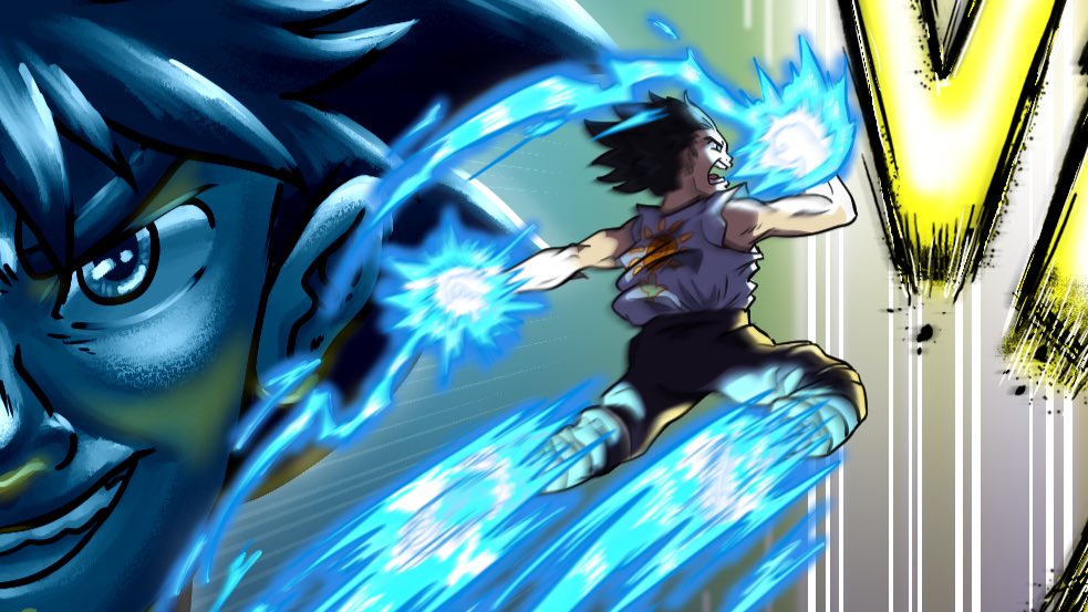 LF_comic's tweet photo. Thanks to all who read our duo’s climactic battle for our webtoons contest submission! Please enjoy this banner we put together along with a look at the two in their first battle ever from over ten years ago! Oh how far they’ve come 😅😎 https://t.co/RAWWv30hpd