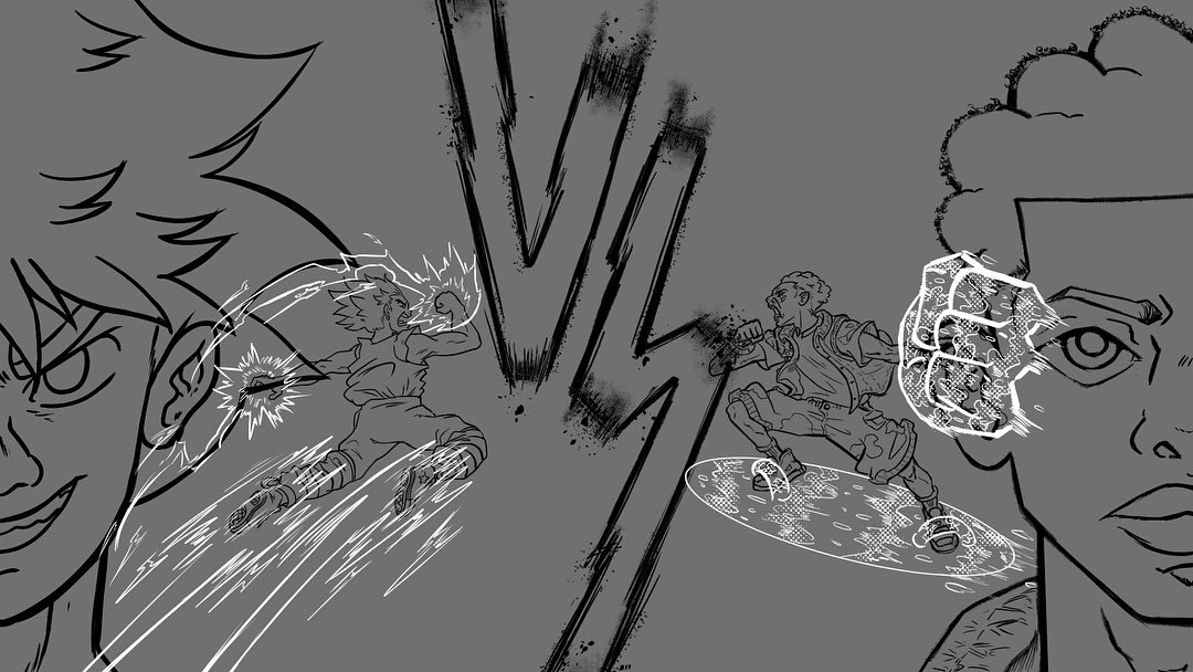 LF_comic's tweet photo. And check out these process shots done by @zaytivity and @itsyagboi 🔥 teamwork makes the dream work 🙌🏿 https://t.co/2FLPDKAydk