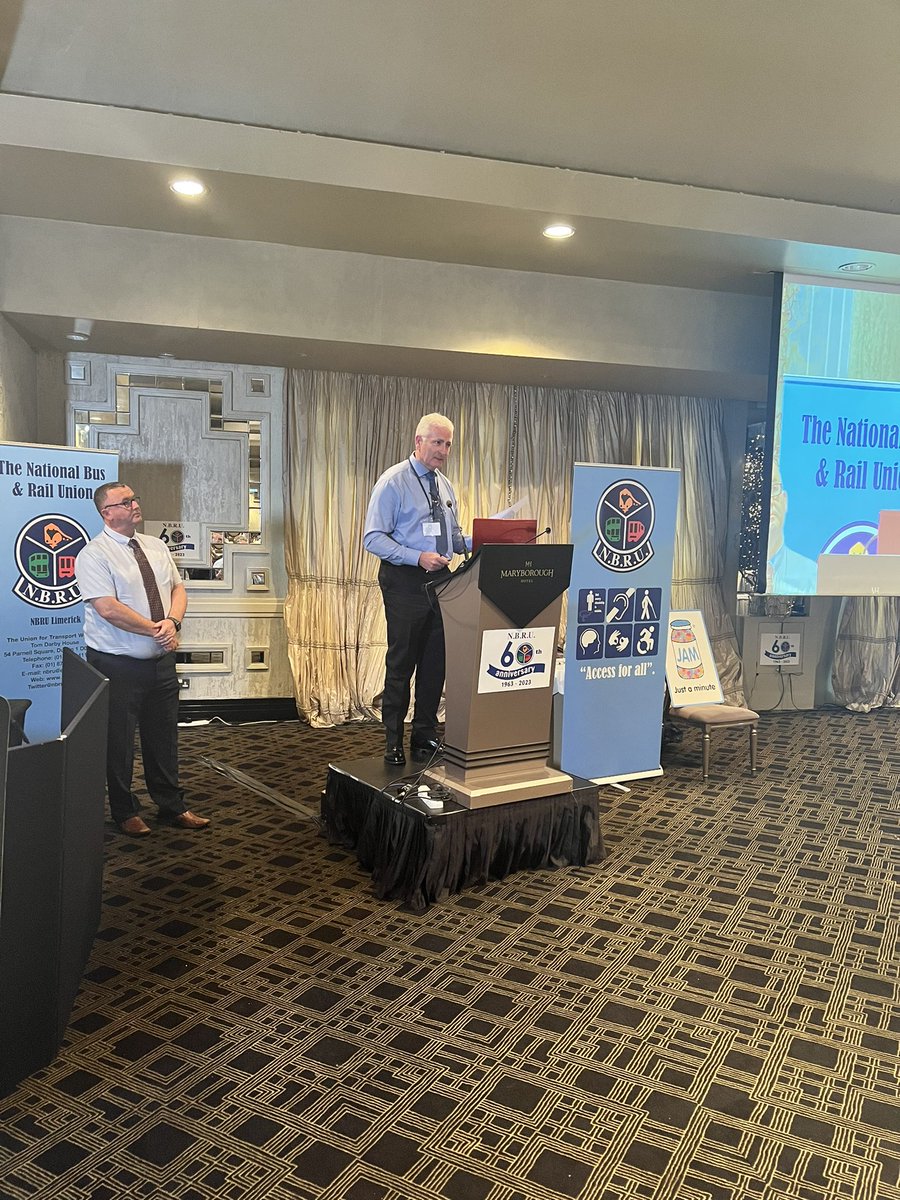 NBRU_DUBLIN's tweet photo. #NBRU passes a unanimous motion at its biennial conference, attended by @Cheryl_NowGroup calling on the Government, National Transport Authority to immediately relaunch the @nowgroup   #JAM card across Ireland  as part of the social contract for persons with disabilities https://t.co/oTJcAIw4lx