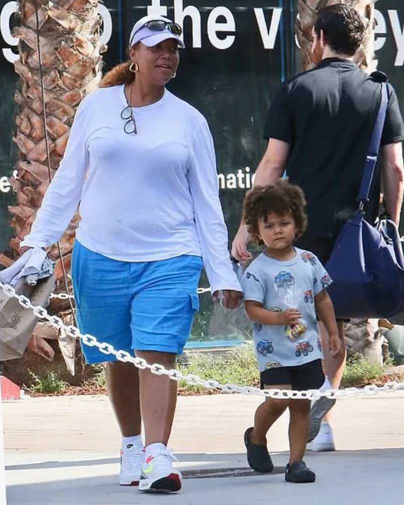 Lipstick Alley on Twitter "Queen Latifah and 3 yr old son Rebel https //lipstickalley