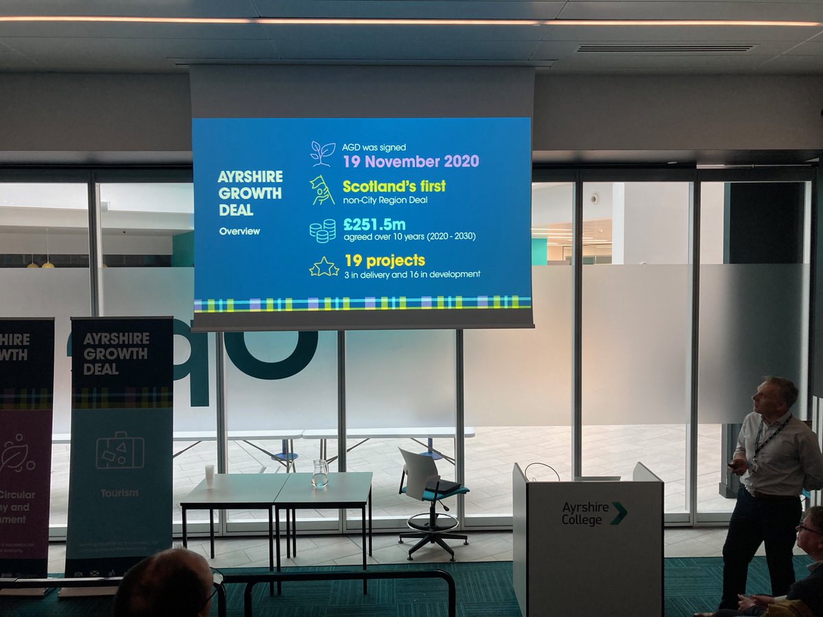 PrestwickSpace's tweet photo. IF YOU CAN DREAM IT, DO IT!

That was the message from Michael O'Brien, @southayrshire, to students across #Ayrshire promoting #STEM careers and apprenticeships at Prestwick Spaceport and Prestwick Aerospace to an audience of education leaders and head teachers. https://t.co/XMdQAoPbX7