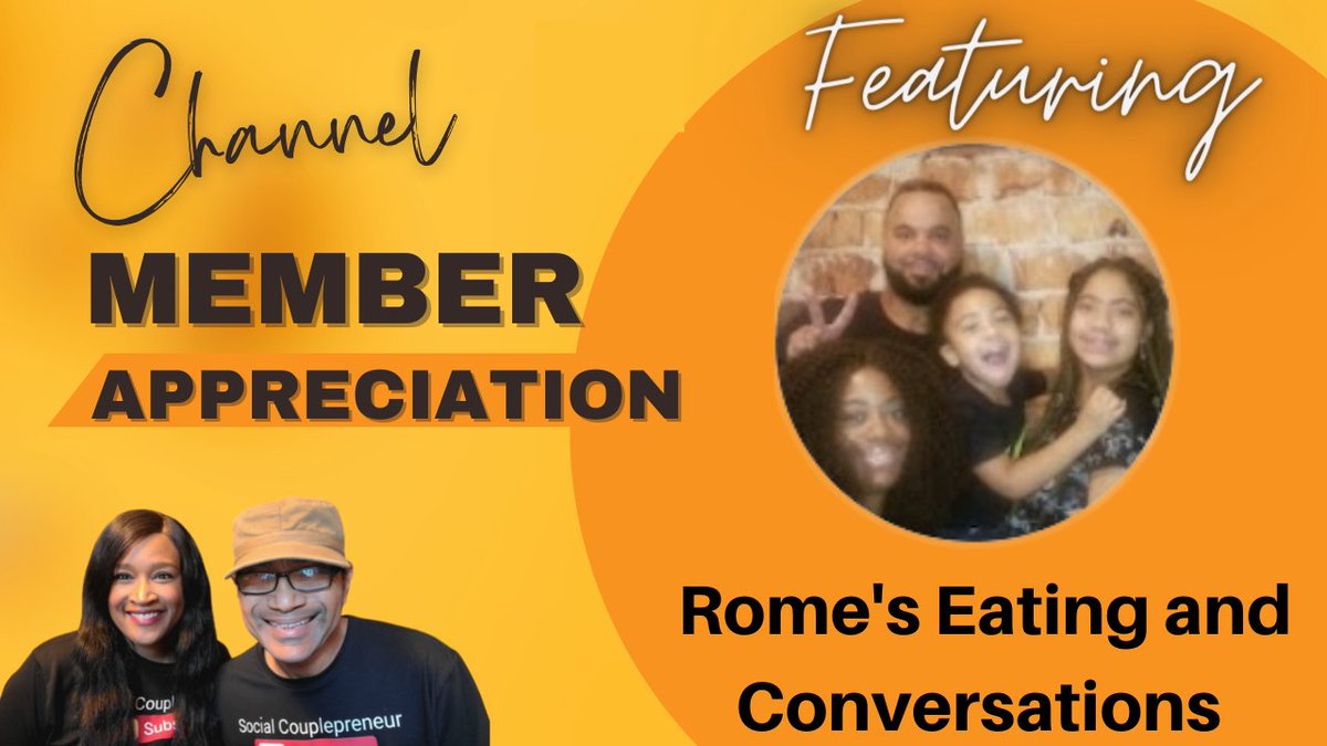 Socialcouple's tweet photo. Channel Member Appreciation premiering today at 12:30pm Est.
https://t.co/h8rohsvd3m via @YouTube
#youtubechannel #Channelmembership #appreciationpost https://t.co/SoXvmIg1oa