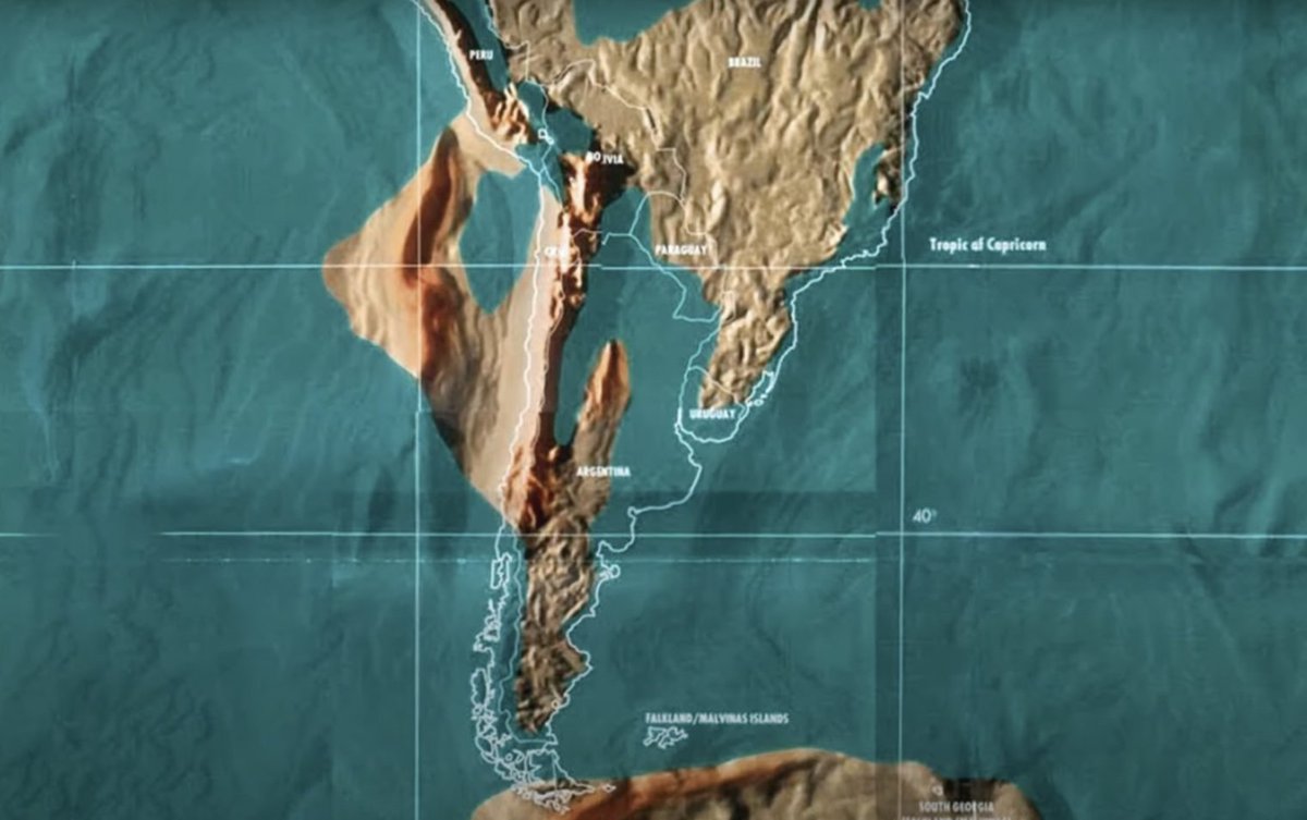 MaribelCL's tweet photo. Mapa proyectivo, post apocalíptico (gran evento) según artículo publicado por Forbes. Quizás eso explique -en parte- que a algunos de nuestros líderes les dé lo mismo lo que suceda con CHILE. https://t.co/rX9cv6ERFu