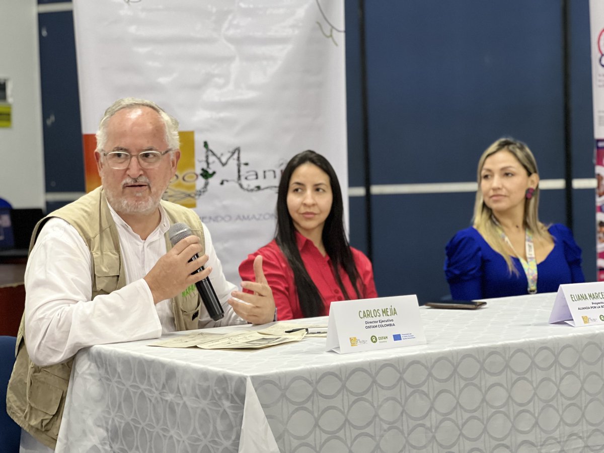 CorpomaniguaC's tweet photo. Organizaciones de la sociedad civil, institucionalidad pública y entidades de socorro, participan de la presentación de resultados del proyecto LISTO: la población de la cuenca amazónica lista para responder a desastres naturales y provocados por el hombre. https://t.co/twkljXMByQ