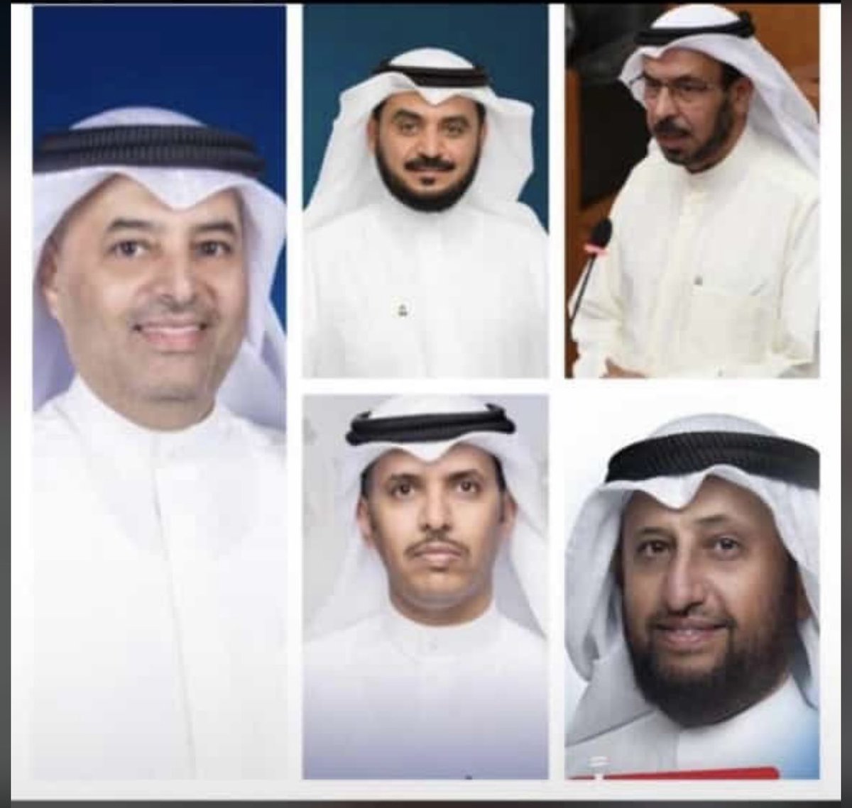 انتم كتلة يُشار لها بالبنان
اين انتم من لقاءات النواف؟
ومن سيفرحنا بخروج الدكتورشافي و اخوياه ؟
ومن سيسعدنا بإنهاء اجراءات إخينا حجاج السبوق؟
و
اتمنى نسمع منكم خبر جميل
<a href="/MHALHAJARAF/">مبارك هيف الحجرف</a>
<a href="/alhuwaila/">د.محمد هادي الحويلة</a> 
<a href="/AlsaifiAlsaifi/">الصيفي مبارك الصيفي</a> 
<a href="/m_almahan/">د. محمد حسين المهّــان</a>
<a href="/Alajmi_Ammar_/">عمار محمد العجمي</a>