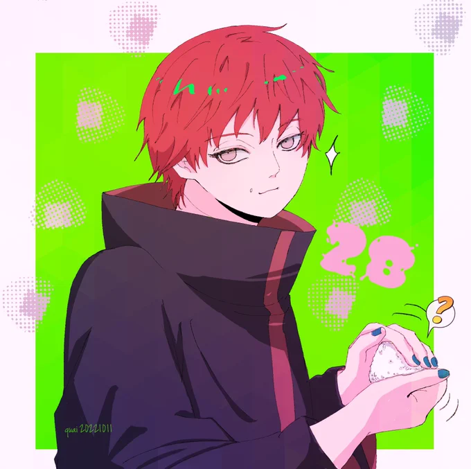 #サソリ誕生日CD2022おにぎりの具は何かな???あと28日 