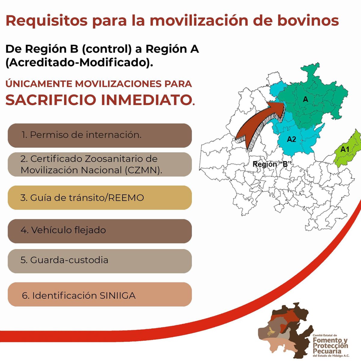 cefpphidalgo's tweet photo. Cumple con los requisitos de movilización de bovinos para evitar contratiempos en tu traslado. https://t.co/2QQmyWDmIM
