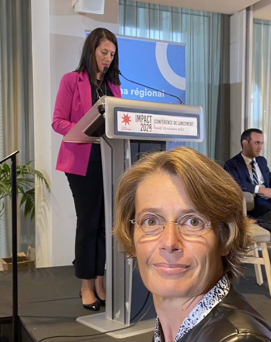 MikoAlain's tweet photo. Conférence de lancement de la stratégie impact 2028 de @iledefrance par @ADublanche avec ma collègue @isalajeunie @cpme92 Francis Bussiere pdt @cmaidf et @d_restino pdt @CCI_Paris_IdF https://t.co/pIGU1zZv92