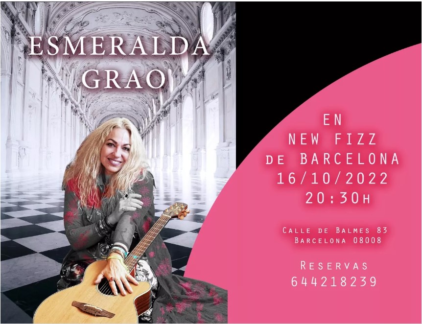 jamvzopo's tweet photo. Próximos maravillosos conciertazos de nuestra querida y encantadora #MagaDeLaMúsica @esmeralda_grao:
-14/Octubre a las 19:30h. en #ElVolander @pub_el, Valencia
-16/Octubre a las 20:30h. en #NewFizz, Barcelona
-28/Octubre en el #RincónDelArteNuevo @RINCONDELARTENU, Madrid
🎤❤️ https://t.co/zFWGVPF063