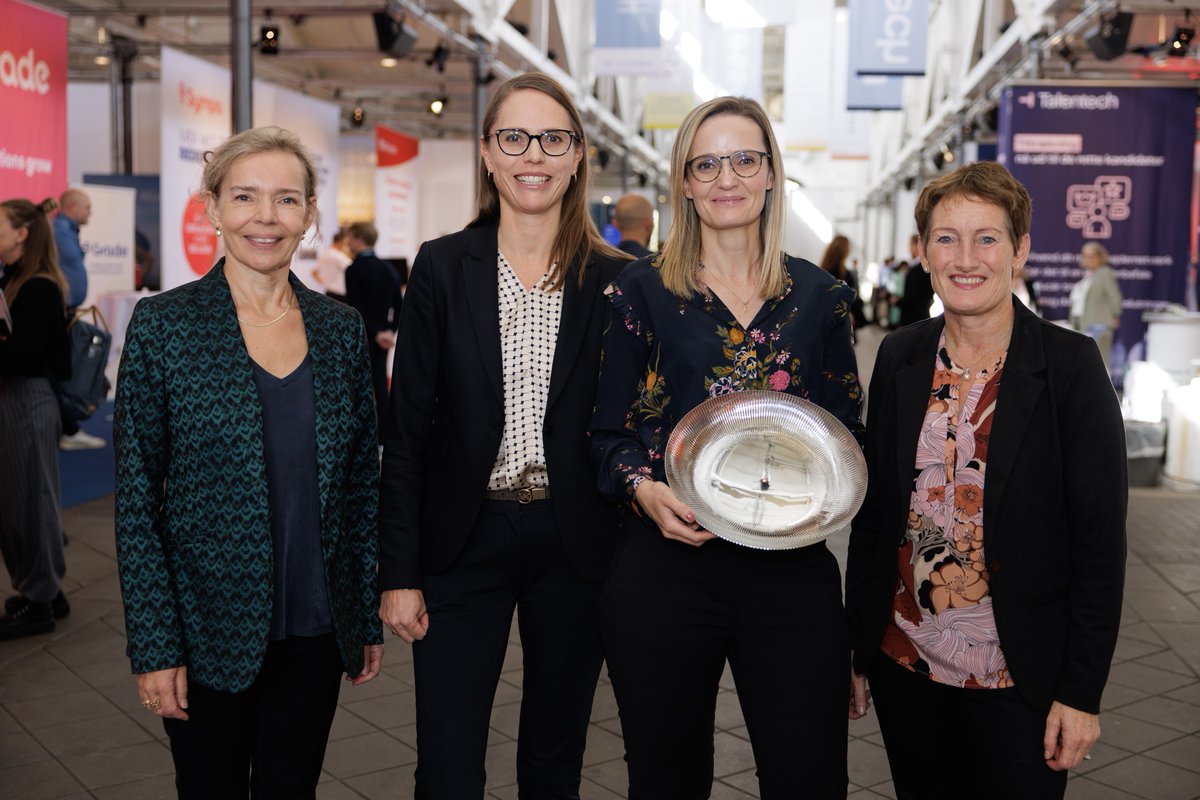 Ergonomic Solutions signed up to the Science Based Target initiative and has defined and approved climate science goals with a view of reducing our CO2 emissions ♻️ Our Head of HR Mette &amp; HR Specialist Dorthe can be seen receiving the award: spacepole.com #emissions