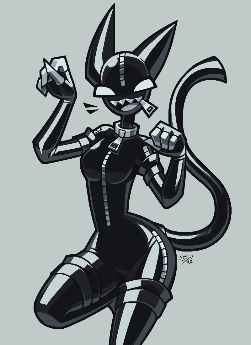 NY_Sagittarius's tweet photo. four years ago today, i came up with this silly cat character for an october drawing prompt
i never thought she'd end up being so popular among my characters!!!! 😆 https://t.co/10LXOl5m3l