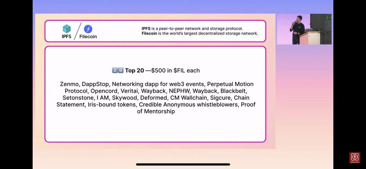 0xdappstop's tweet photo. We've got 5prizes from very amazing projects. It is a great honour to be trusted by these wonderful projects! 
<List of projects>
- Optmism @optimismFND
- Klaytn @klaytn_official
- Push protocol @pushprotocol
- Polygon @0xPolygon
- IPFS @IPFS https://t.co/iUR4JGzwmf