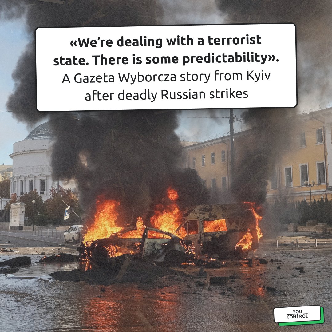 ItsYouControl's tweet photo. «Why is the panic less now? Because we understand that we are dealing with a terrorist state. There is some predictability» – says YouControl CEO Sergi Milman to @gazeta_wyborcza 🇵🇱

A must-read article (in Polish) from #Kyiv by @RafalPikula (dziękujemy!)

https://t.co/HFCj76X6ac https://t.co/vRNVyoIyza