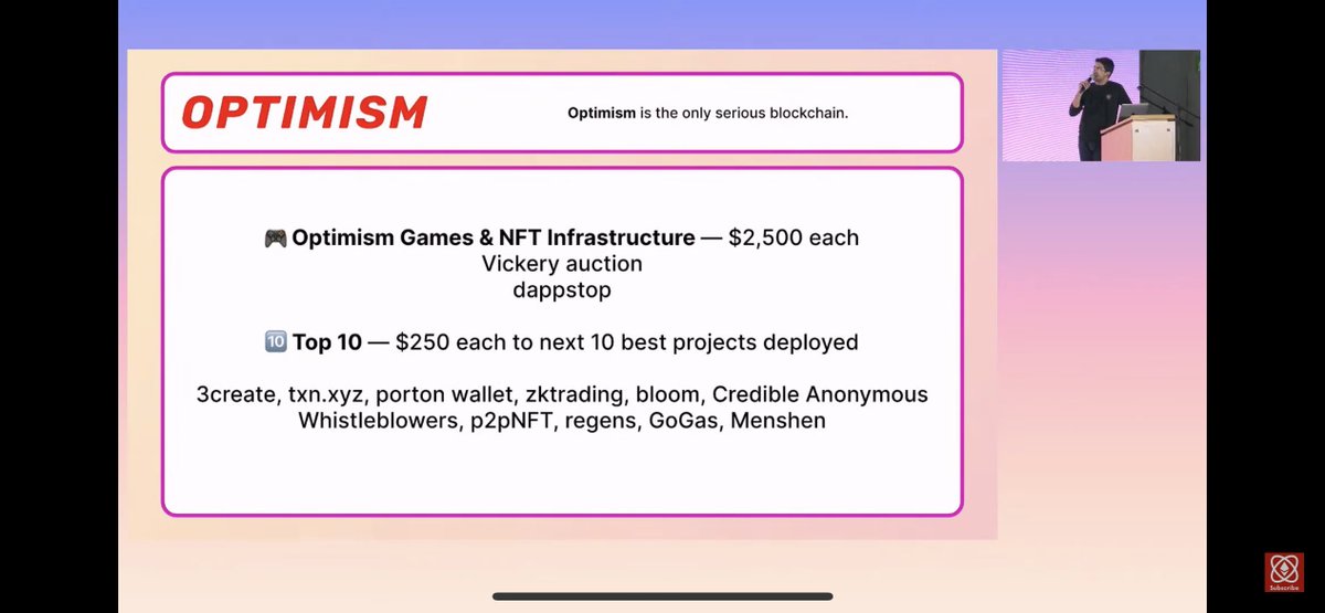 0xdappstop's tweet photo. We've got 5prizes from very amazing projects. It is a great honour to be trusted by these wonderful projects! 
<List of projects>
- Optmism @optimismFND
- Klaytn @klaytn_official
- Push protocol @pushprotocol
- Polygon @0xPolygon
- IPFS @IPFS https://t.co/iUR4JGzwmf
