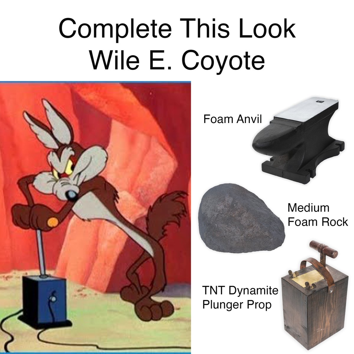 WesternProps's tweet photo. Halloween is around the corner, complete this iconic look with Western Stage Props! Shop now and get everything you need. https://t.co/aARpkqN7hl
#propsondeck #westernstageprops #halloween #halloweencostume #movieprops #WileECoyote #lasvegaspropshop #LooneyTunes https://t.co/InORc18ycZ