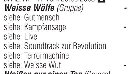 SWAProtest's tweet photo. 5/ #AZ0810
Es wurde #RechtsRocktNicht der Band "WeisseWölfe" gespielt. Eine Hausdurchsuchung wird darin u.a. thematisiert und mit dem Titel "Das Unrecht" versehen. Eine TN trug passenden Merch der Neonaziband.
Mehrere Alben sind indiziert.
Protest pöbelt impertinent. https://t.co/M0mSc78elv