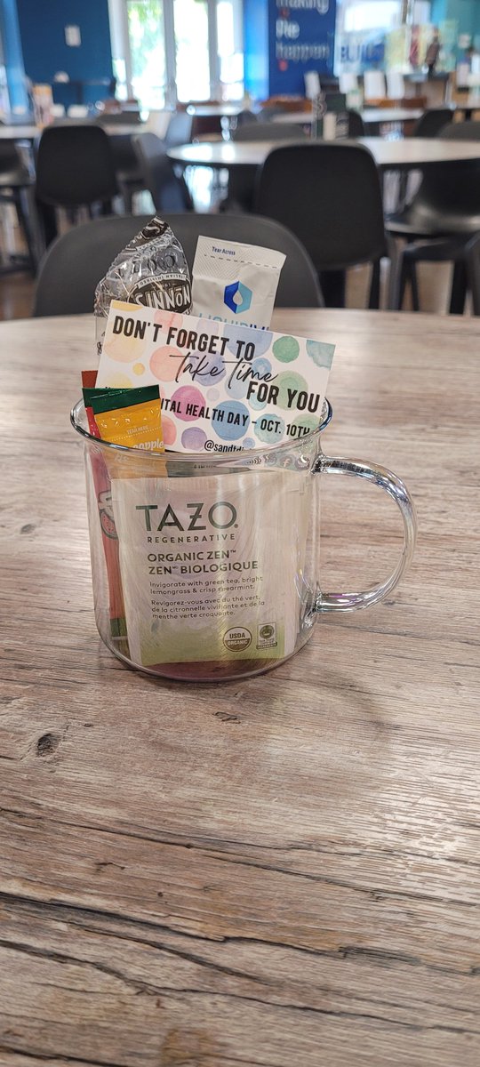 sandtdining's tweet photo. β¨ We dropped off some goodies at TJ today to promote peace and wellness on this World Mental Health Day! Please take what you find if it will brighten your day. π¨ No act of kindness is ever wasted. π«Ά
.
.
.
#worldmentalhealthday #sandtdining https://t.co/xnNZrVLDL3