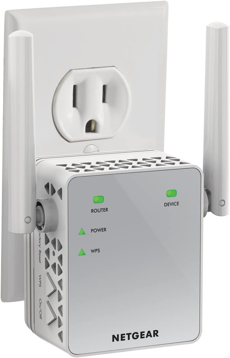 Mdrumonmia7218's tweet image. NETGEAR Wi-Fi Range Extender EX3700 - Coverage Up to 1000 Sq Ft and 15 Devices with AC750 Dual Band Wireless Signal Booster &amp;amp; Repeater (Up to 750Mbps Speed), and Compact Wall Plug Design 
amzn.to/3ROjFRA
#netgearwifi