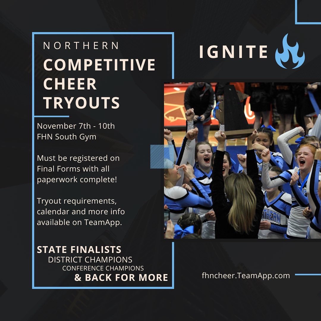 Team 8 on the clock. Let’s get to work. Beyond excited for what’s to come🔥😈

Want to try out and looking for more information? Register on FinalForms to join our email list. Details are all available on TeamApp. All are welcome.

#IGNITE