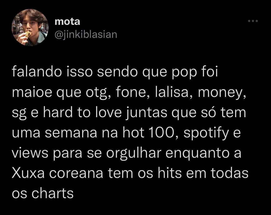 OnceDia's tweet image. só tem uma semana na hot 100, spotify e views para se orgulhar