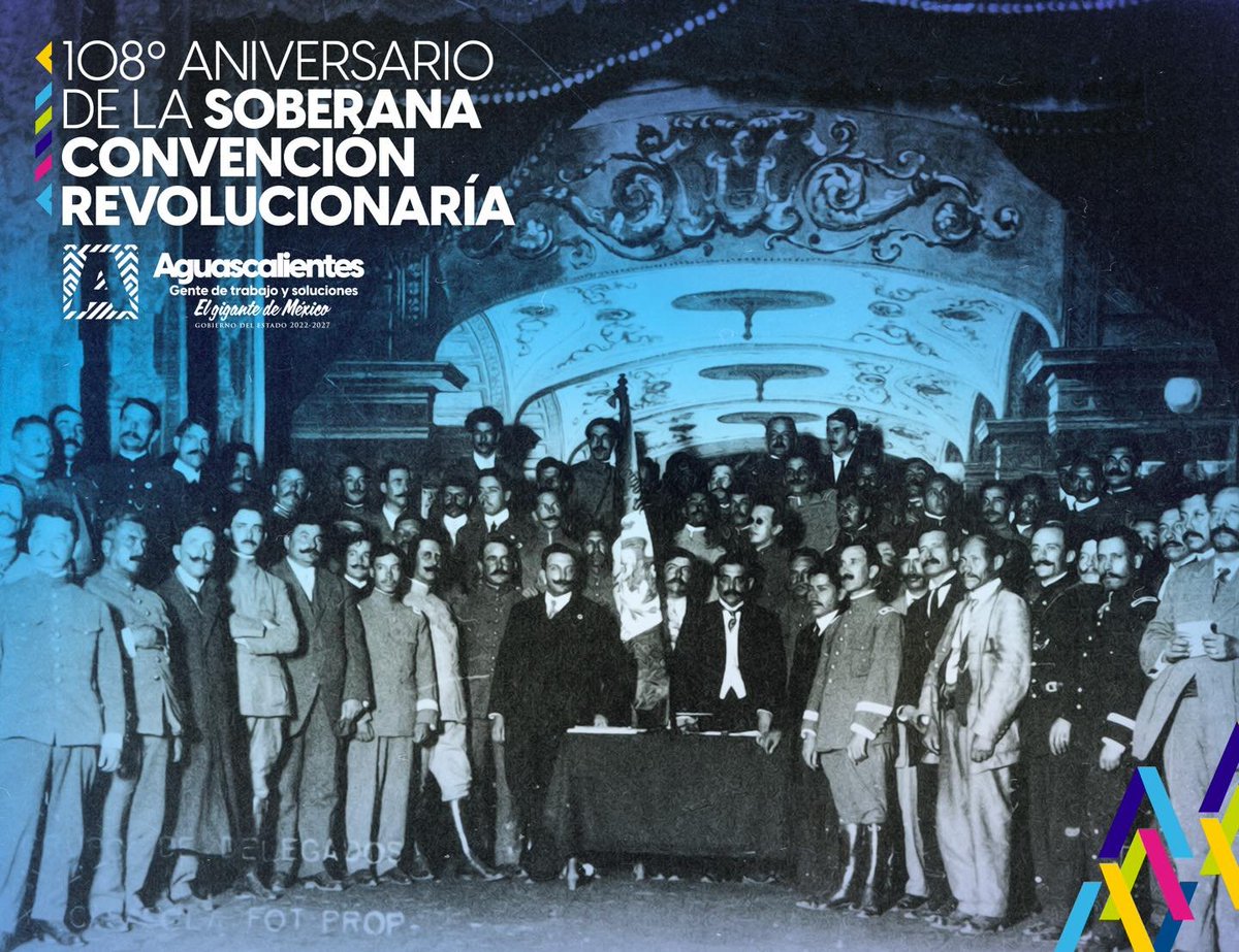 Un 10 de octubre de 1914 se llevó a cabo en el histórico Teatro Morelos de la ciudad de Aguascalientes la Soberana Convención Revolucionaria, un espacio de representación de todos los ideales revolucionarios.
#ElGiganteDeMéxico