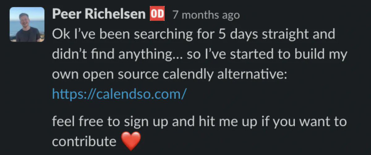 Scoutflo on Twitter: "While the team used Calendly for scheduling,  @peer_rich found it limited in terms of customization &amp; other  capabilities. During his On Deck Founder Fellowship, he started looking for  an