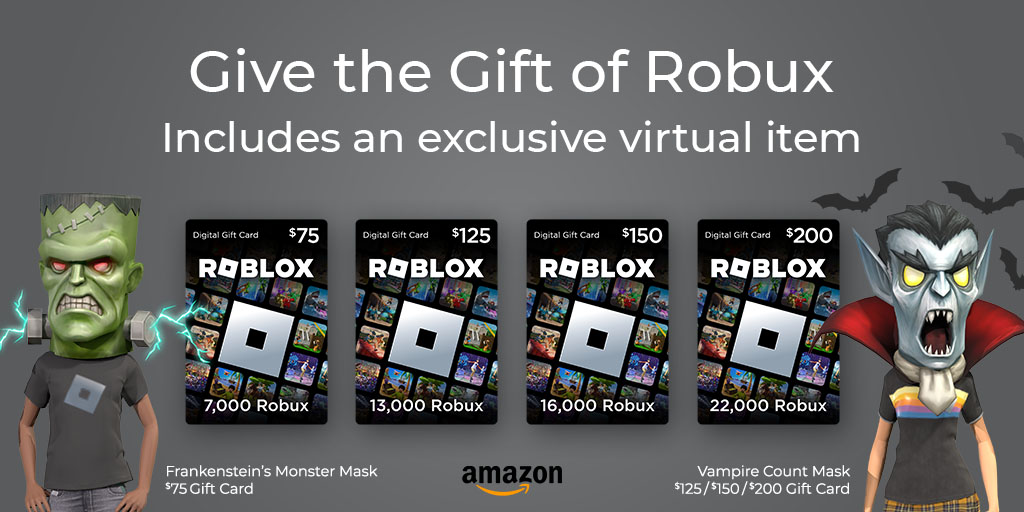 Video Games on X: For the Prime Early Access Sale, get select Roblox  gift cards 15% off thru October 12. Grab them for the Roblox fan in your  life while you