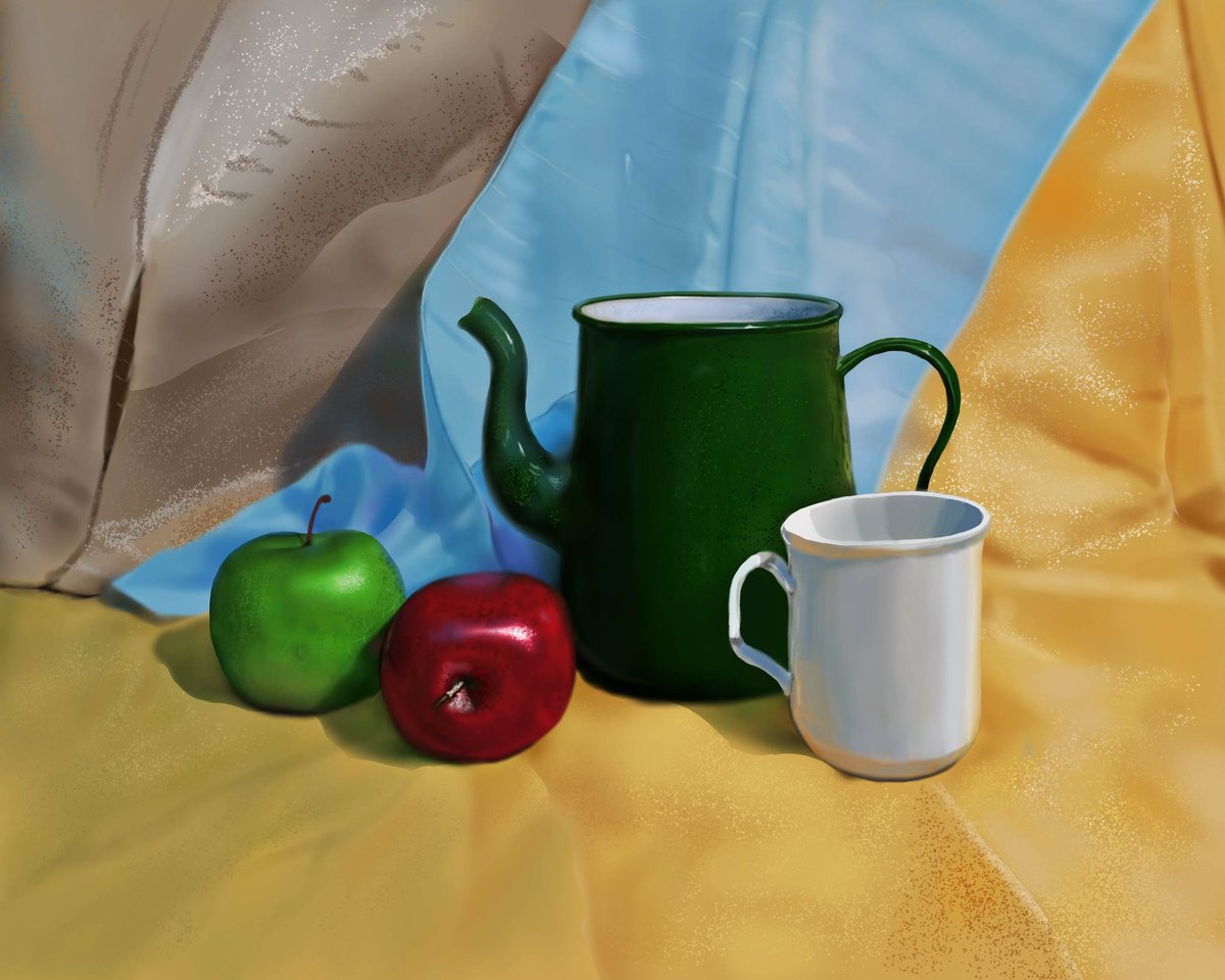 Griffffx's tweet photo. Still life art study ★
#krita #DigitalArtist #stilllife https://t.co/X2XKdcpE9Q