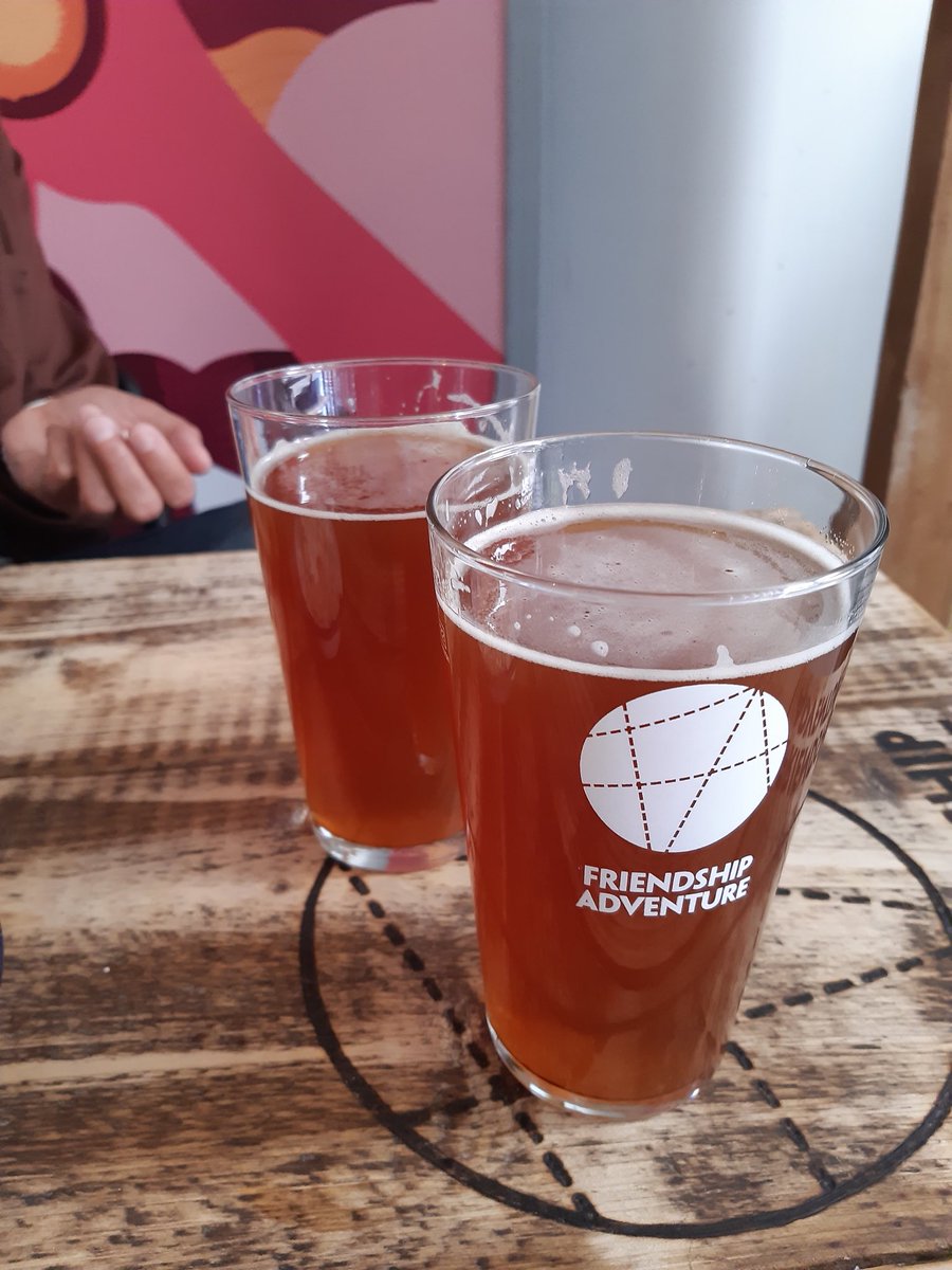 Thanks all for a lovely reunion with the Union. Thanks to Neil and all <a href="/FriendBeers/">Friendship Adventure Brewery</a> for your warm tap room welcome and brewing a delicious 3.8% abv Lambeth Pale. Good times!