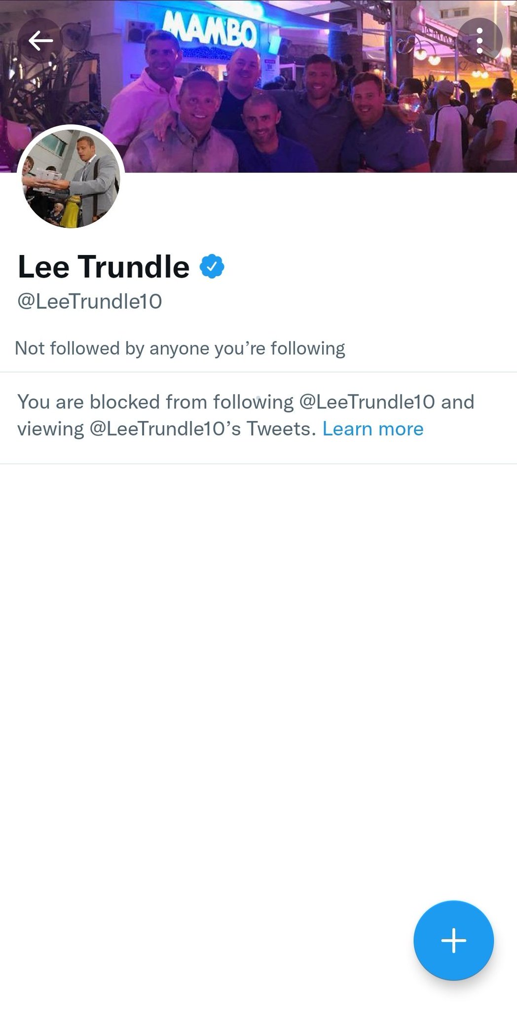 I would wish Lee Trundle a happy birthday, but he blocked me 10 years ago. 