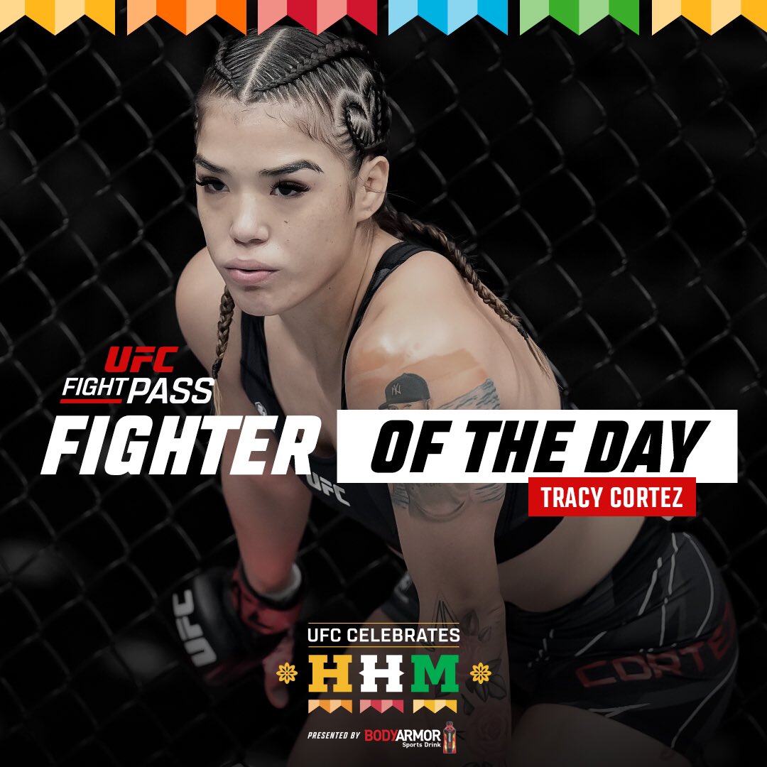 Join us in celebrating <a href="/TracyCortezmma/">Tracy Cortez’s ERA</a>!

#HHM | B2YB @DrinkBodyArmor 

[ Access The World's Largest Combat Sports Library ]
