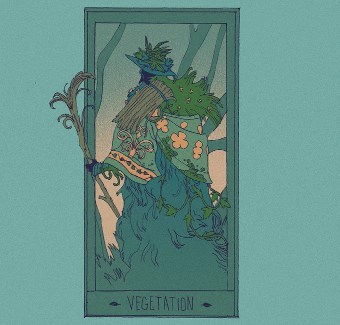 #cloaktober day 10 Cloak of vegetation 