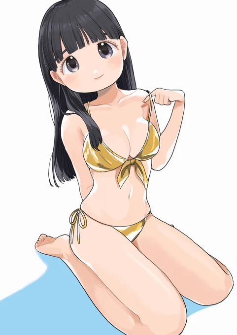 金ピカ水着 