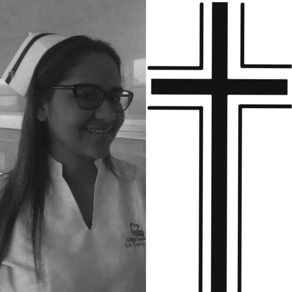 Unisucre's tweet photo. #Unisucre expresa muestras de solidaridad por el fallecimiento de Luz Marina Reyes Quiroz, egresada del programa de Enfermería.
Elevamos nuestras oraciones para que el Señor conceda paz, fortaleza y resignación a sus familiares y amigos.
#QEPD #UnisucreContigo https://t.co/KDsErAYUQr