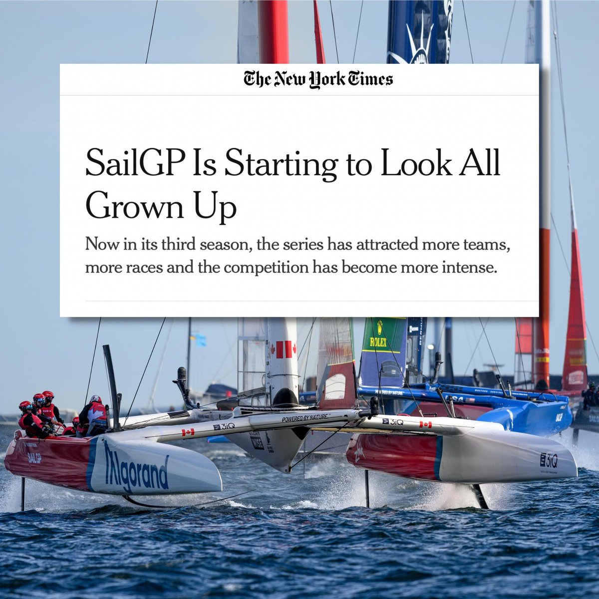 Canada SailGP Team on Twitter "With more teams, more events, faster