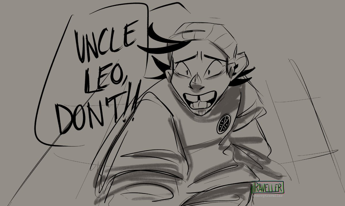 ch3rrytraveller's tweet photo. i promise i'll post the Mikey &amp; F!Leo illustration tomorrow bc rn it's odd man out time✨ https://t.co/PnGA0fgVTH