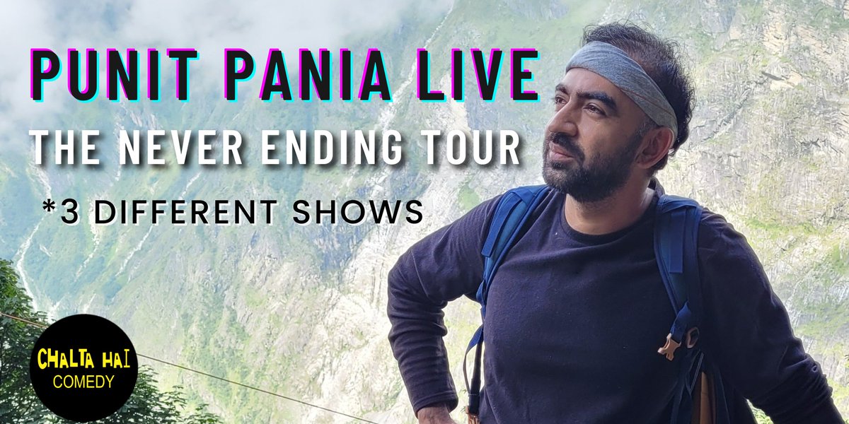 New Tour Poster 💌 Works?
Next Stop: Lucknow, Friday 
Delhi, Gurgaon, Sat/Sun
All on the same link: in.bookmyshow.com/events/punit-p…