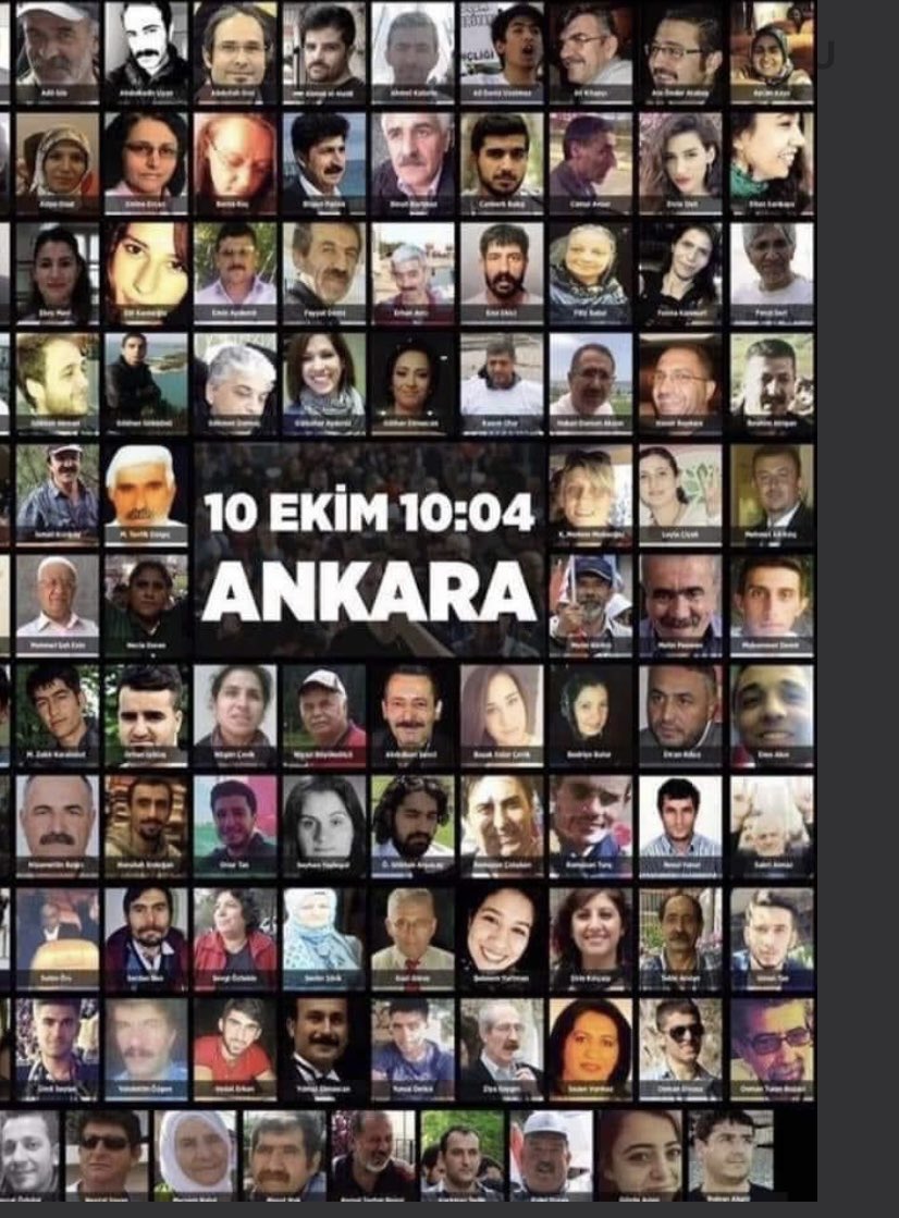 Hep birlikte barış,özgürlük,kardeşlik hayelleri kurmuştuk-)))
#10 ekim unutmadık