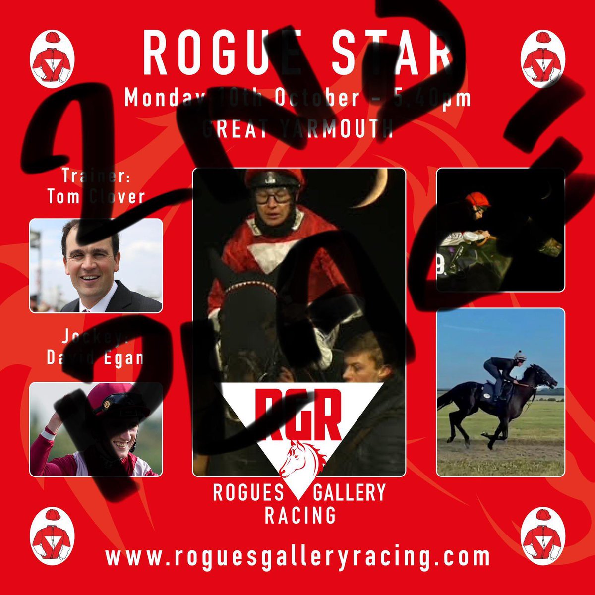 Roguesracing_'s tweet photo. What a #star ⭐️⭐️⭐️⭐️⭐️
A brilliant second place for #RogueStar at @GTYarmouthRaces ridden by @DavidEgan99 and trained by @tomcloverracing https://t.co/yEpHdMYTUv