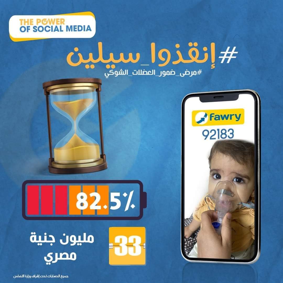 فاضل 4.5 مليون فقط . 
احنا مش مستوعبين ان المعجزة هتحصل 
يعني لو ١٥٠ الف مصري شافوا البوست اتبرعوا النهارده ب (٣٠ جنيه) بس حانكون شاركنا في عمل المعجزه 
#انقذو_حياة_سيلين
#انقذو_حياه_سيلين