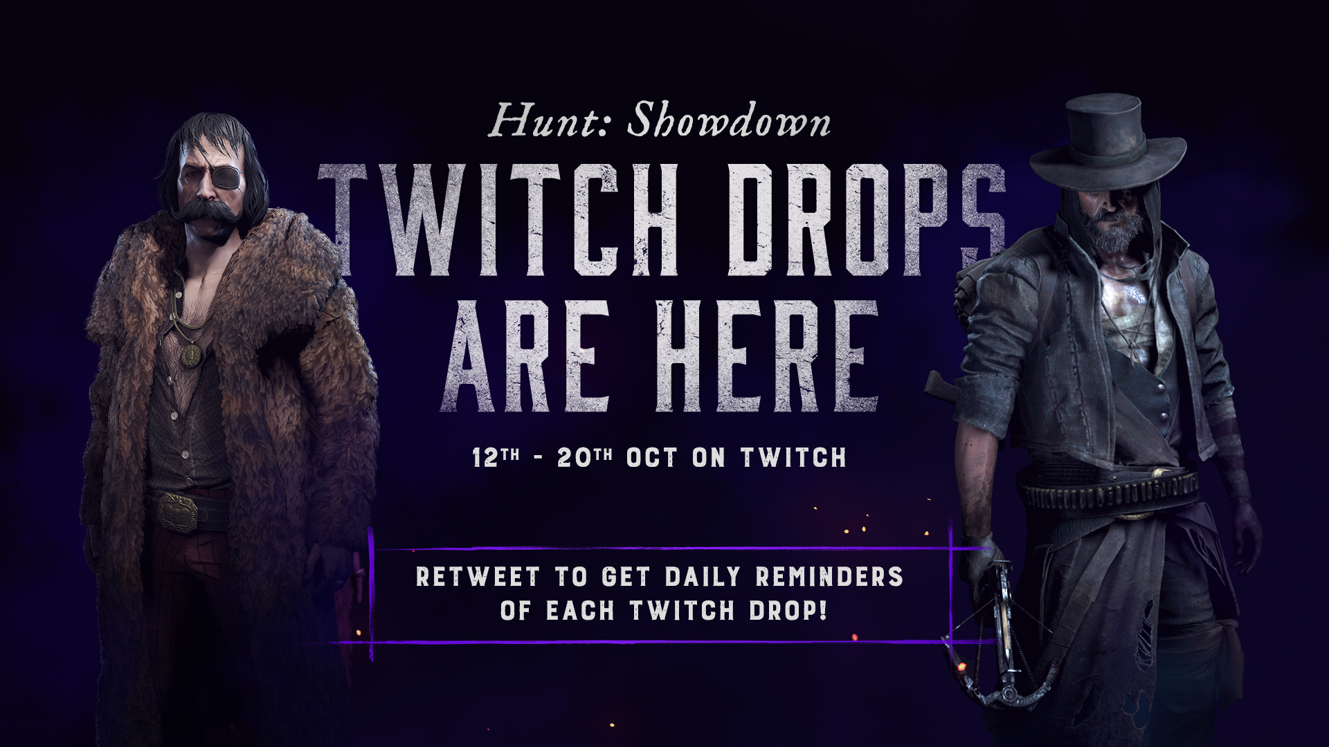 Hunt: Showdown - The Halloween Twitch Drops are here! Join