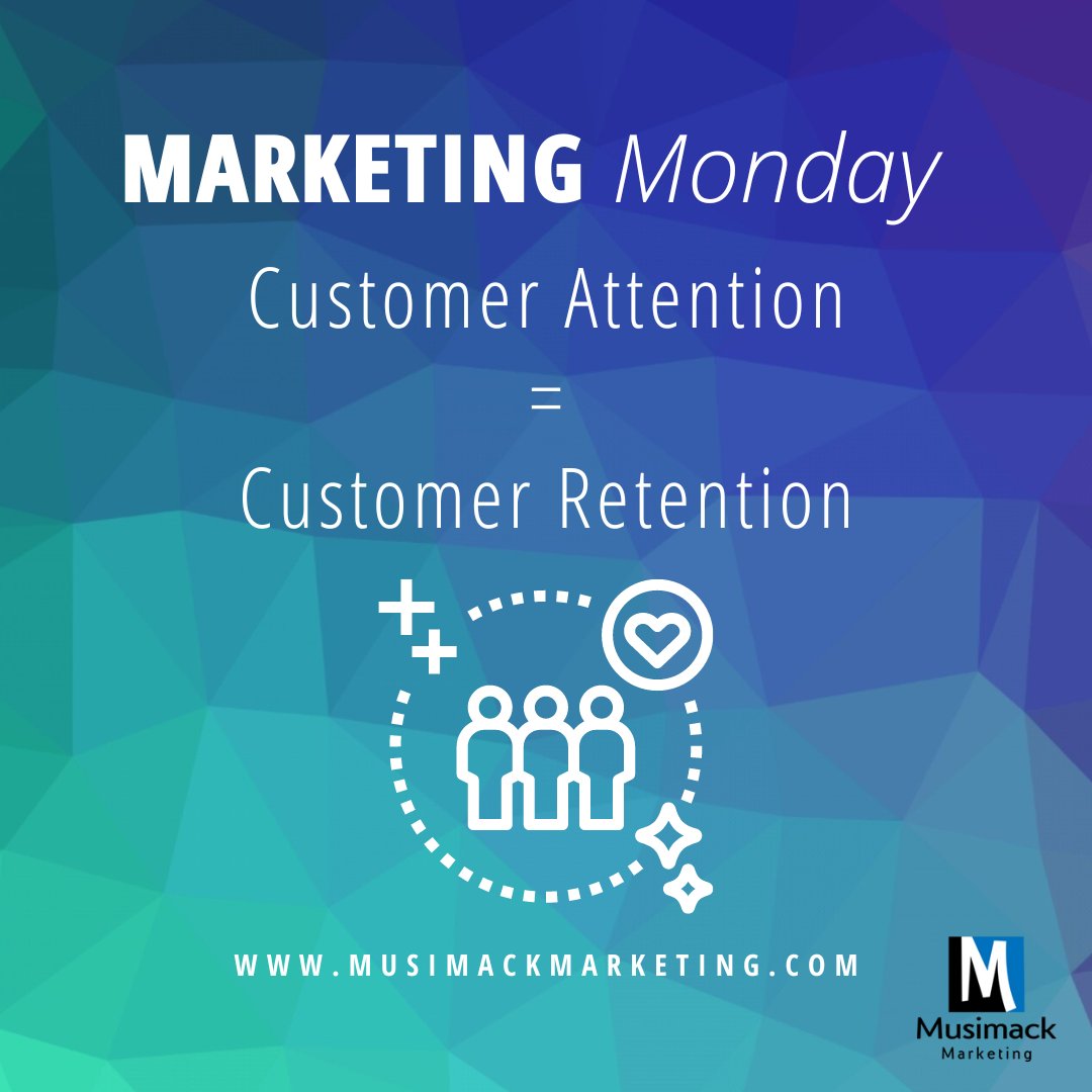 Get the attention of your audience with effective brand awareness, SEO, and a website that keeps their focus. Contact Musimack if you need help with customer attention and retention! 

ow.ly/o6CJ50L4RRS

#marketingtips #webdesign #businesstips #digitalmarketing