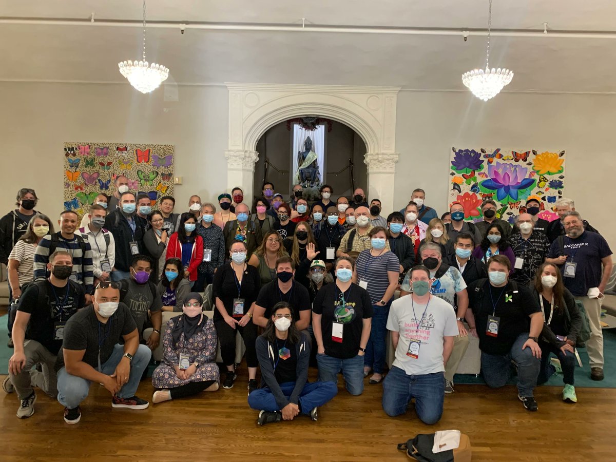 BADCamp's tweet photo. That's a wrap! We want to thank everyone who made this year's BADCamp amazing! It was amazing to be back in person where we could have many wonderful conversations and fun! This isn't goodbye but see you next time! Also that you to everyone for the feedback it was helpful https://t.co/0ssq3cO0nP