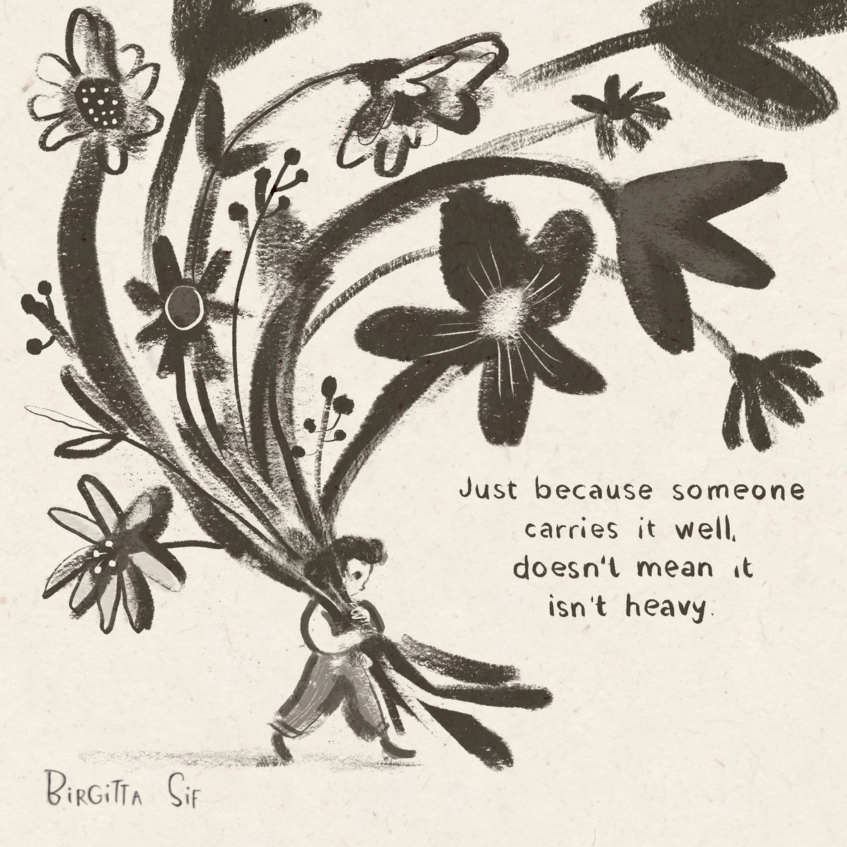Today is Mental Health Day, and I wanted to make this illustration for us ALL to remember to reach out to the ones we love and care about. #MentalHealthDay2022