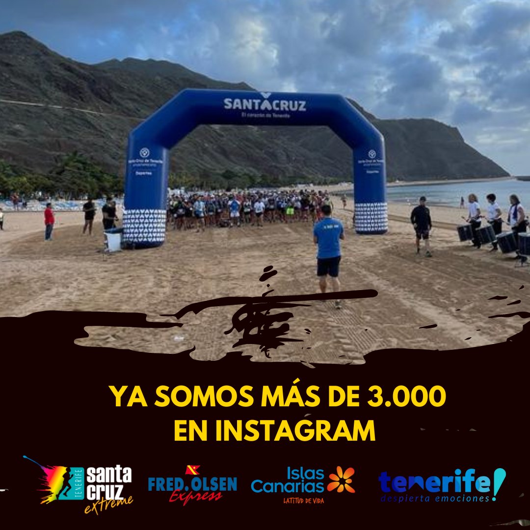 SCExtremeAnaga's tweet photo. ¡Somos más de 3️⃣.0️⃣0️⃣0️⃣ personas en la familia #SCExtreme en Instagram! 😁
¡Muchísimas gracias a todos y todas!👏
➡️ https://t.co/ICPvvcgbV6
#scextreme2022 #XTRM2022 #santacruzextreme #santacruzdetenerife #islascanarias https://t.co/s8PKqqRqES