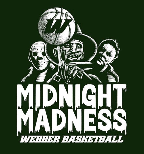 First chance to see your new Webber Warriors take the court at Midnight Madness! - Tomorrow at 7pm - Sabbagh Athletic Center - Free 👕 and 🍕 - Fan participation 🏀